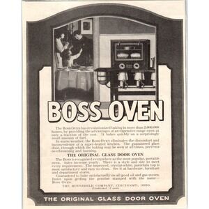 Boss Oven Glass Door Huenefeld Co Cincinnati OH 1924 Magazine Ad AF7-LJ1